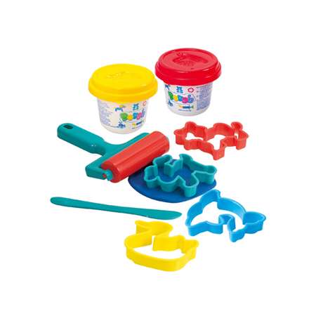 Пластилин с формами Playgo и инструментами
