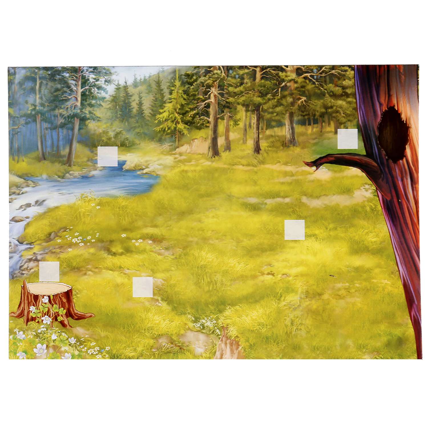 Игра развивающая УМка Лесные животные с липучками 7 листов 251377 - фото 3