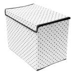 Коробка Homsu для хранения вещей с крышкой Eco White 38х25х30 см