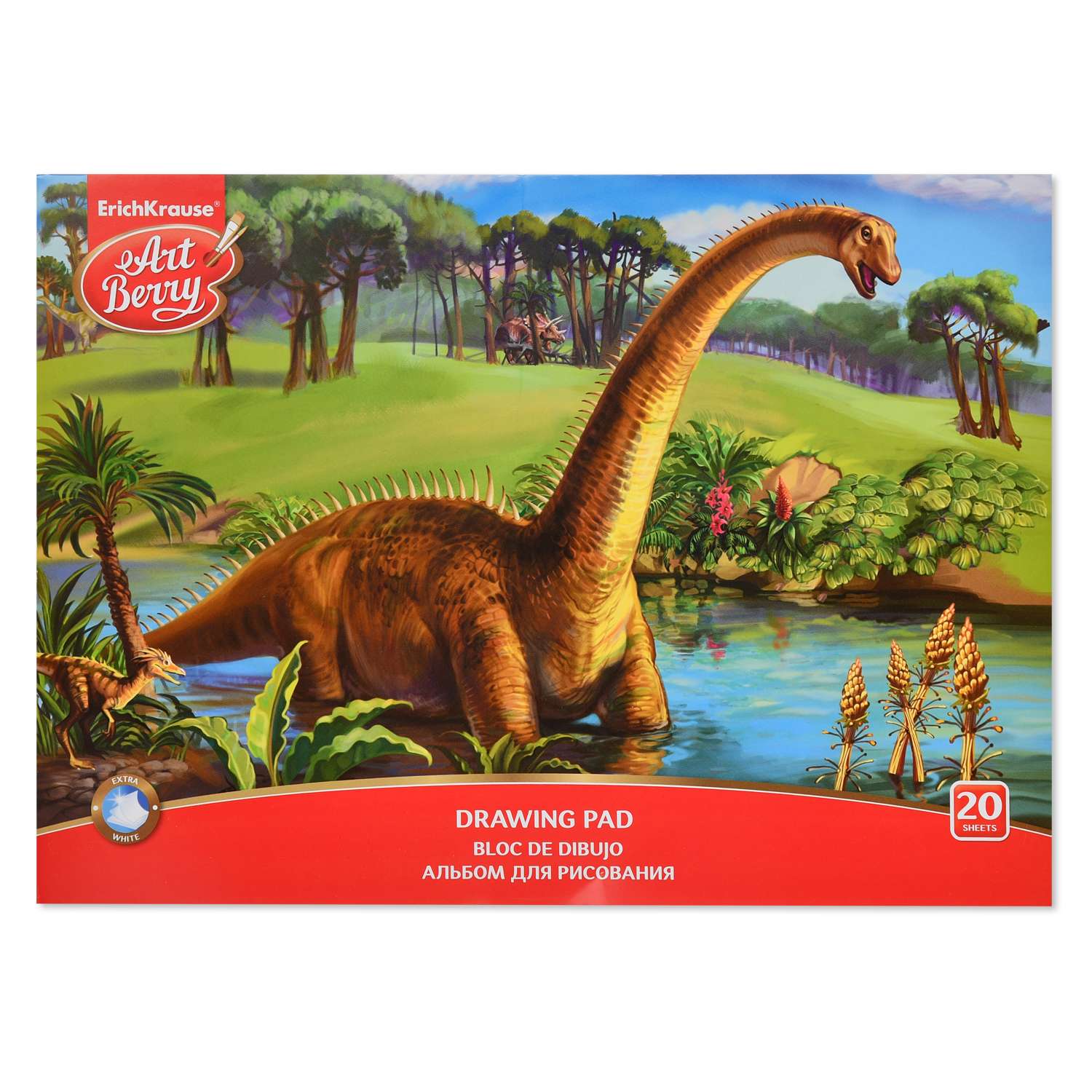 Альбом ArtBerry Эра динозавров А4 20 л в ассортименте - фото 2