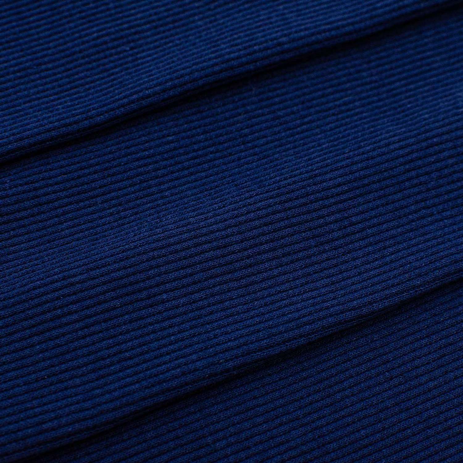 Ткань Айрис трикотаж кашкорсе с лайкрой для творчества 25х58 см синий - фото 1