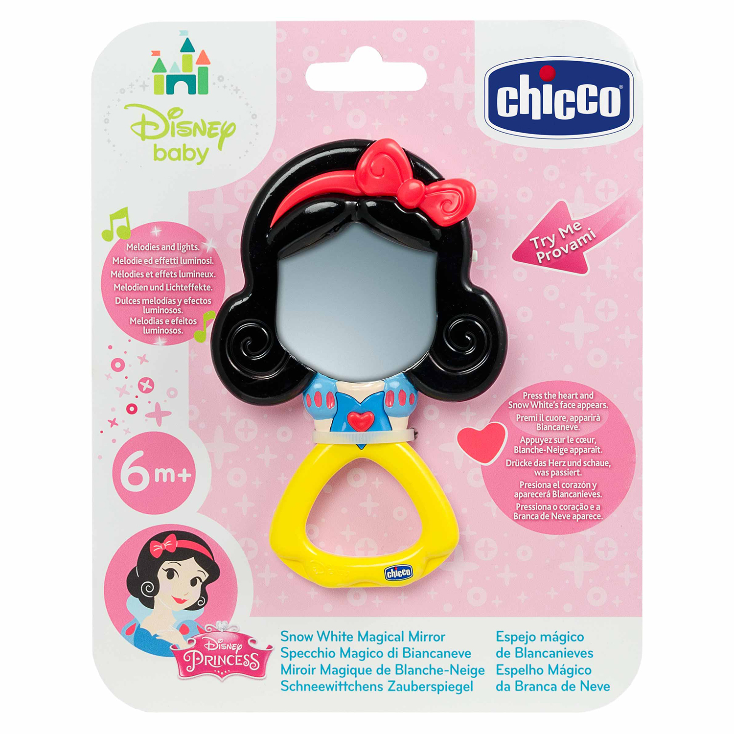 Игрушка музыкальная Chicco Волшебное зеркальце - фото 3