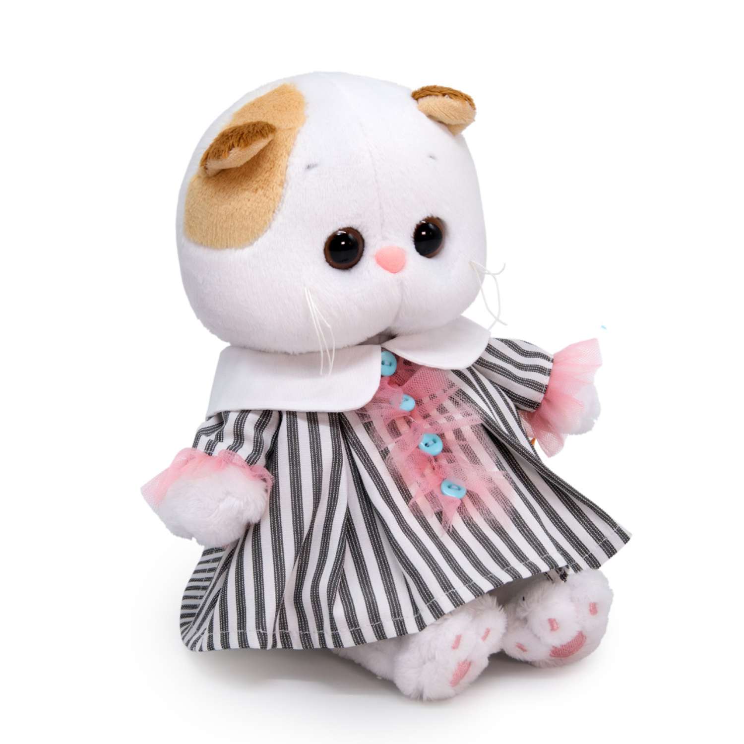 Мягкая игрушка BUDI BASA Ли-Ли baby в полосатом платье 20 см LB-108 - фото 2