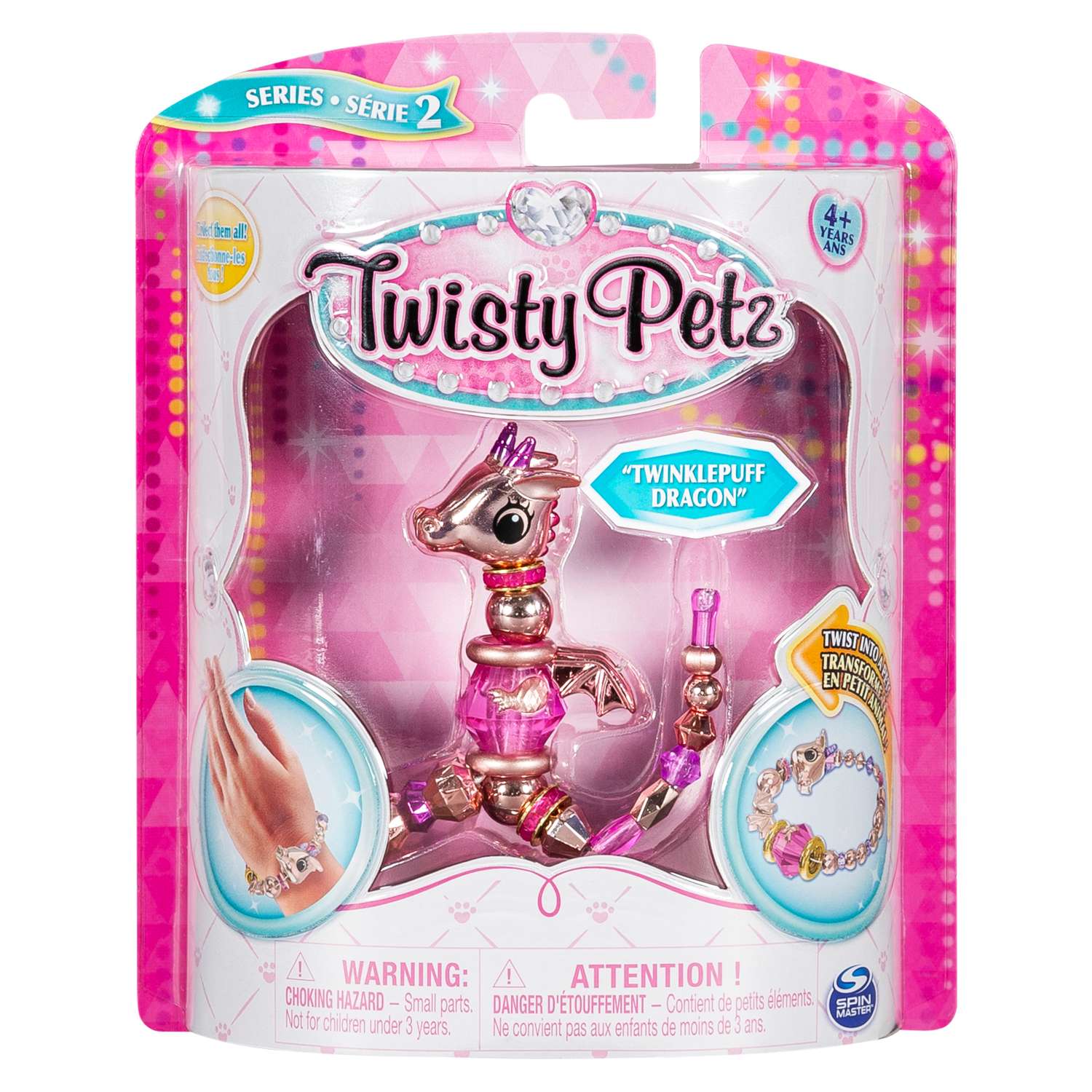 Набор Twisty Petz Фигурка-трансформер для создания браслетов Twinklepuff Dragon 6044770/20107631 - фото 1