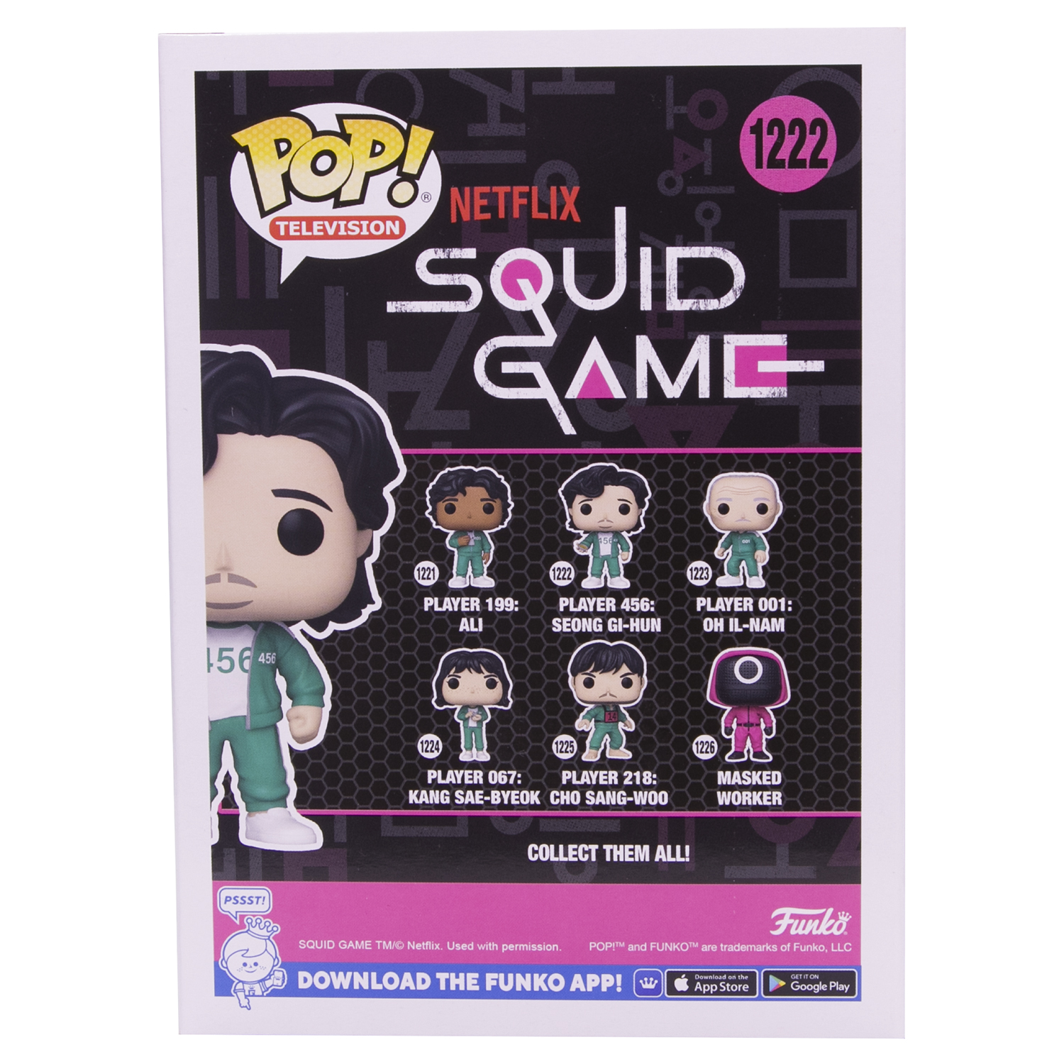 Фигурка Funko Pop! TV Squid Game Player 456 Seong Gihun Fun 25492183 - фото 6