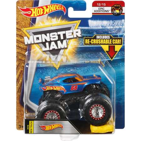 Машина Hot Wheels Monster Jam 1:64 Epic Edditions с новым траком FLW79