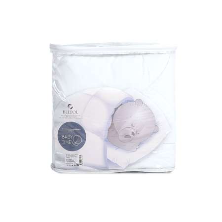 Одеяло BelPol цвет белый наполнитель микроволокно озонированное чехол бязь демисезонное 110х140 см
