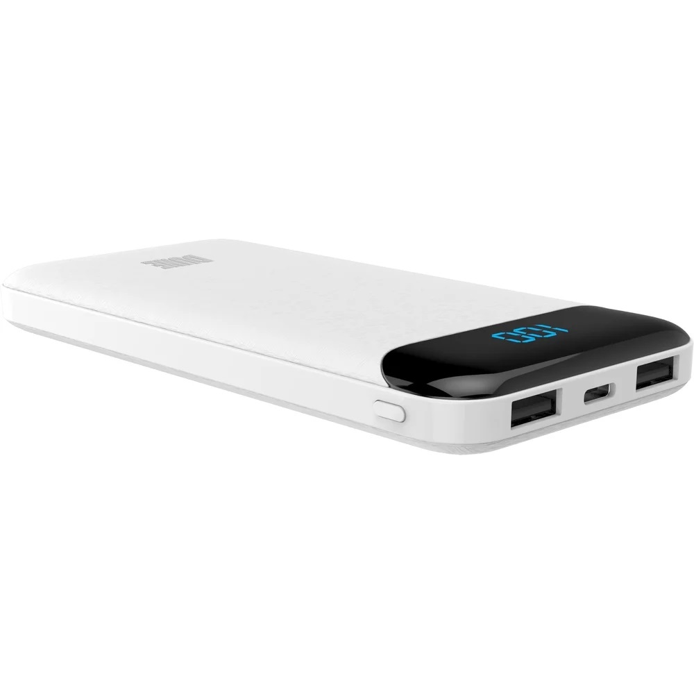 Внешний аккумулятор Perfeo Powerbank Dune 10000mah LED дисплей White PF_B4882 - фото 3