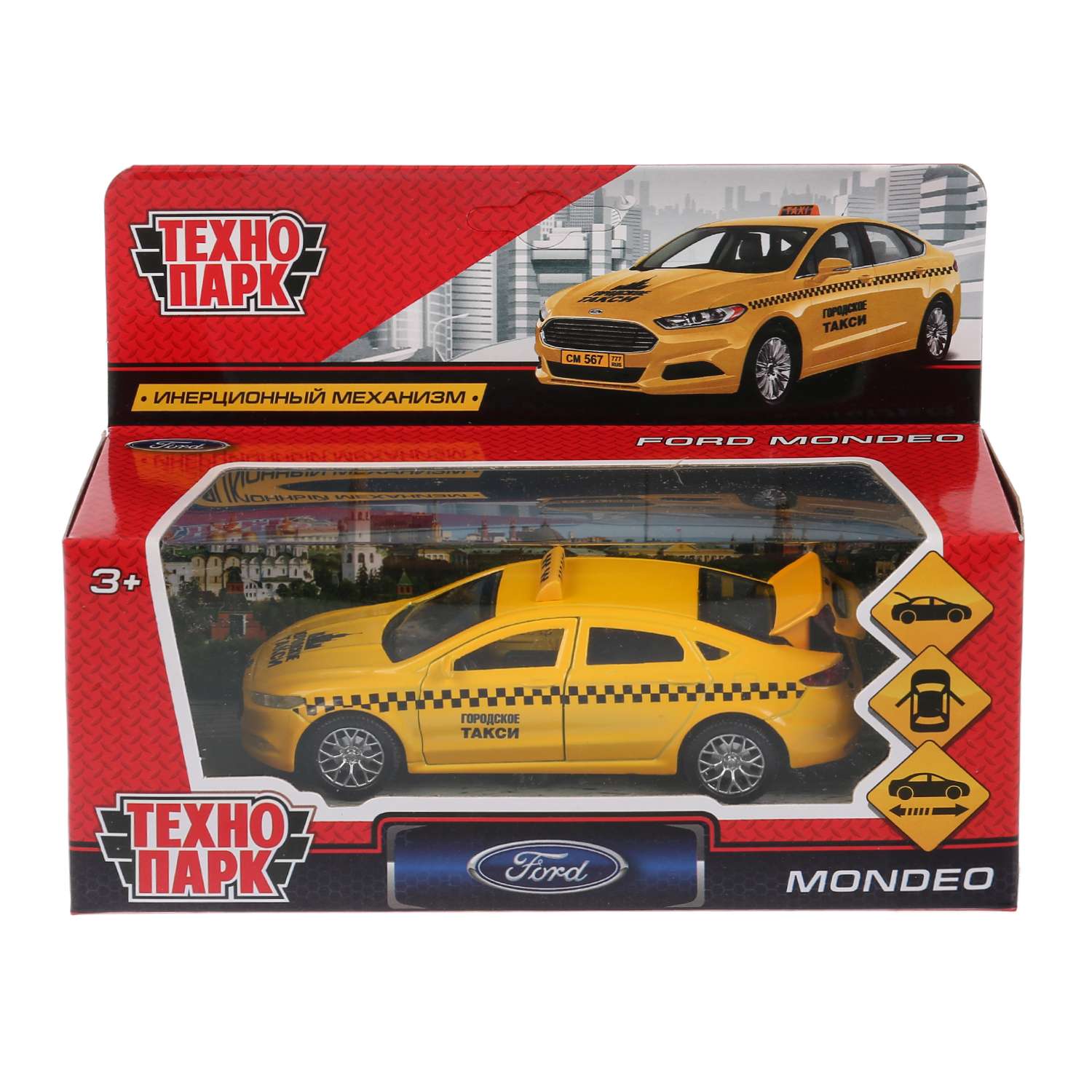 Машина Технопарк Ford Mondeo Такси 270433 270433 - фото 2