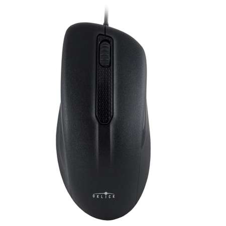 Мышь OKLICK 175M черный оптическая (1000dpi) USB (2but)