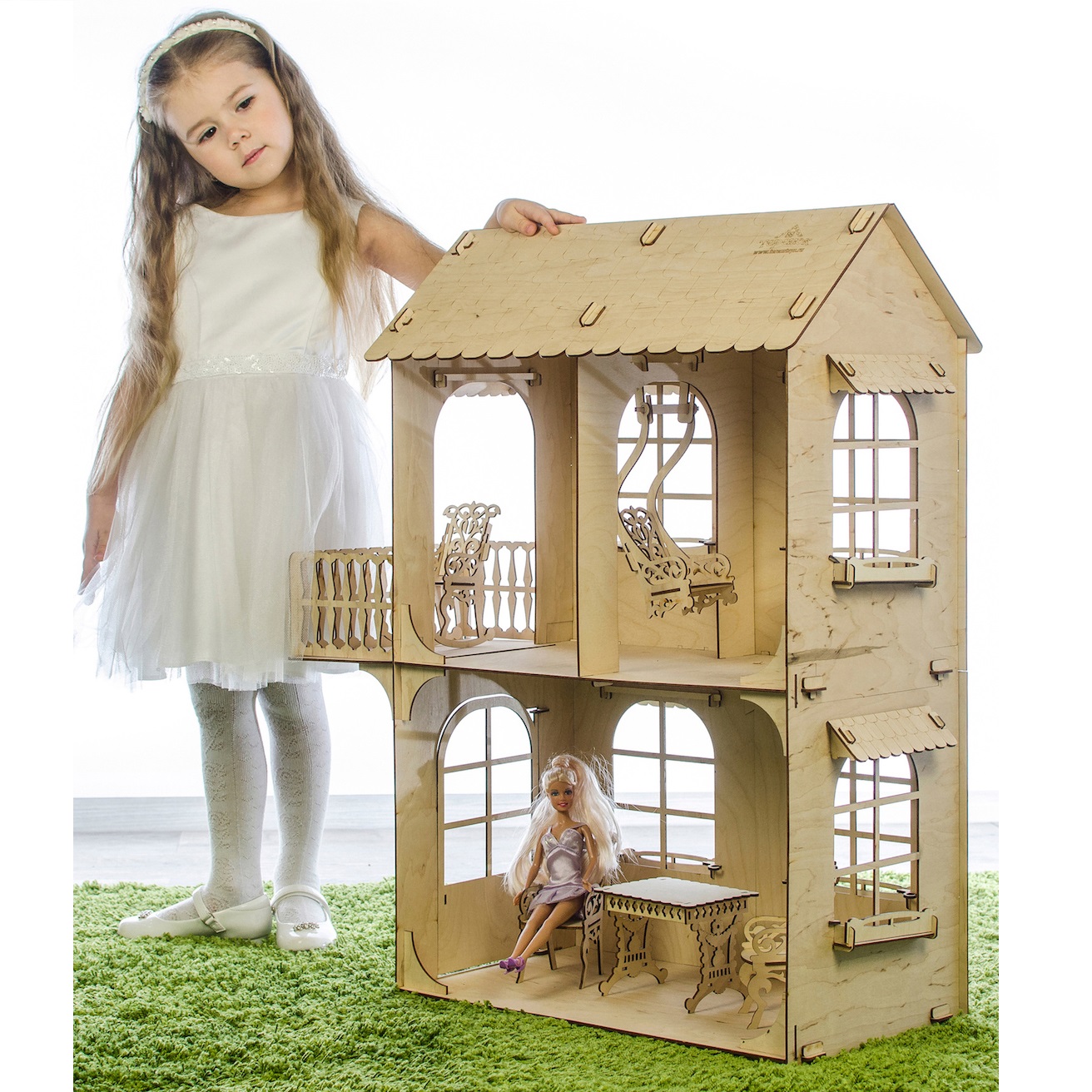 Кукольный домик Теремок для Барби КД-5 207 - фото 3