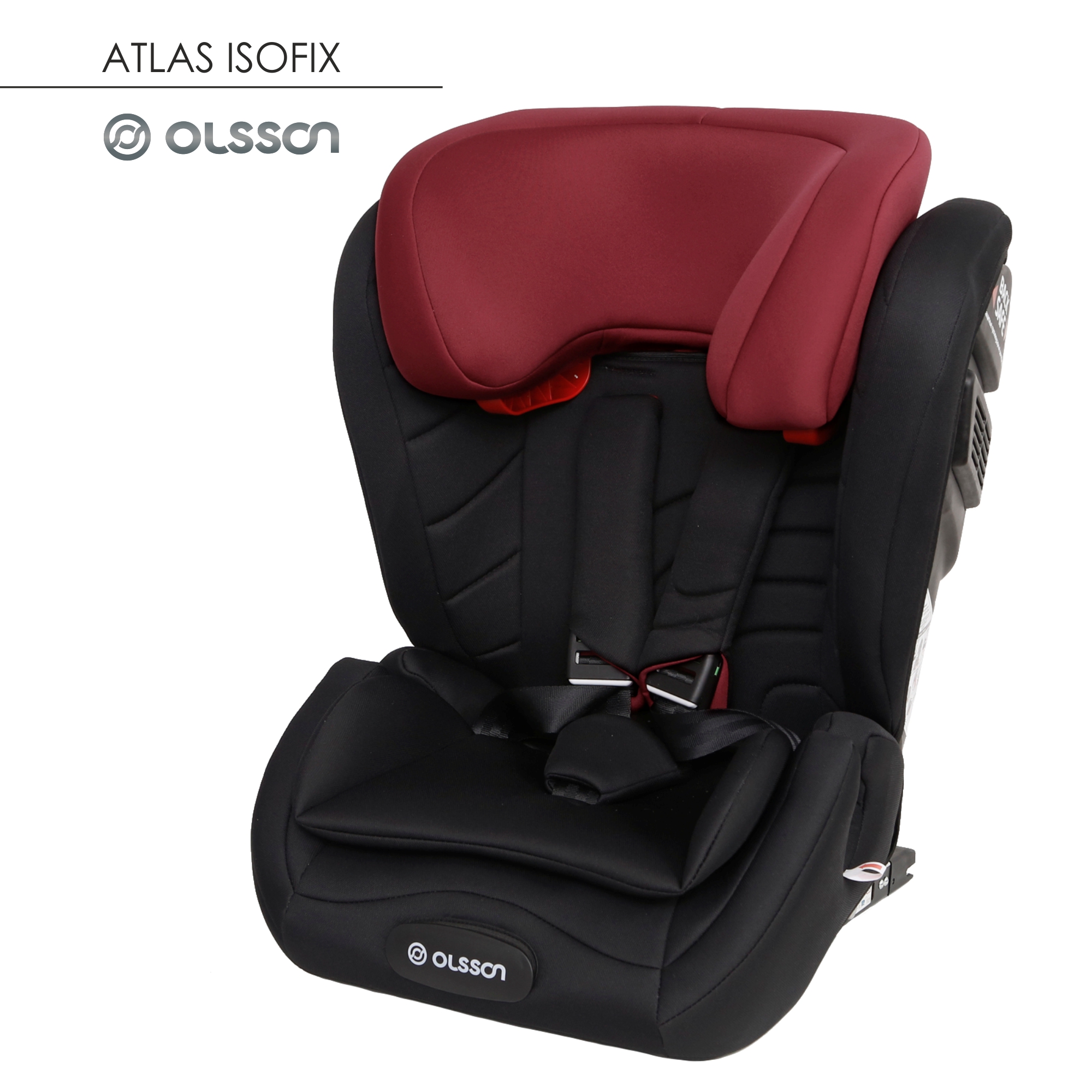 Автокресло Olsson Atlas Isofix Black-Red купить по цене 6299 ₽ в  интернет-магазине Детский мир