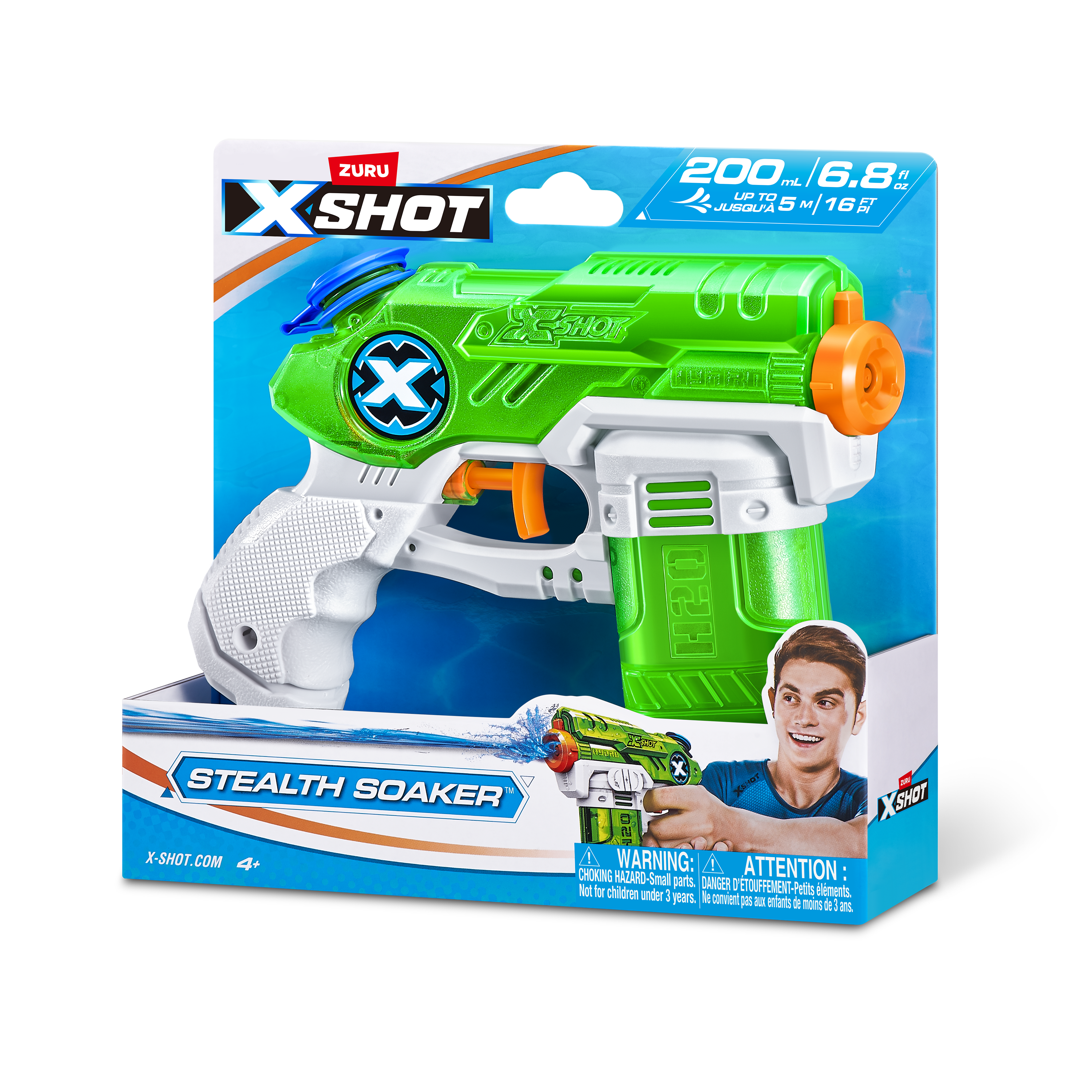 Бластер водный Zuru Zuru XSHOT  Water Стелс Сокер в ассортименте - фото 2