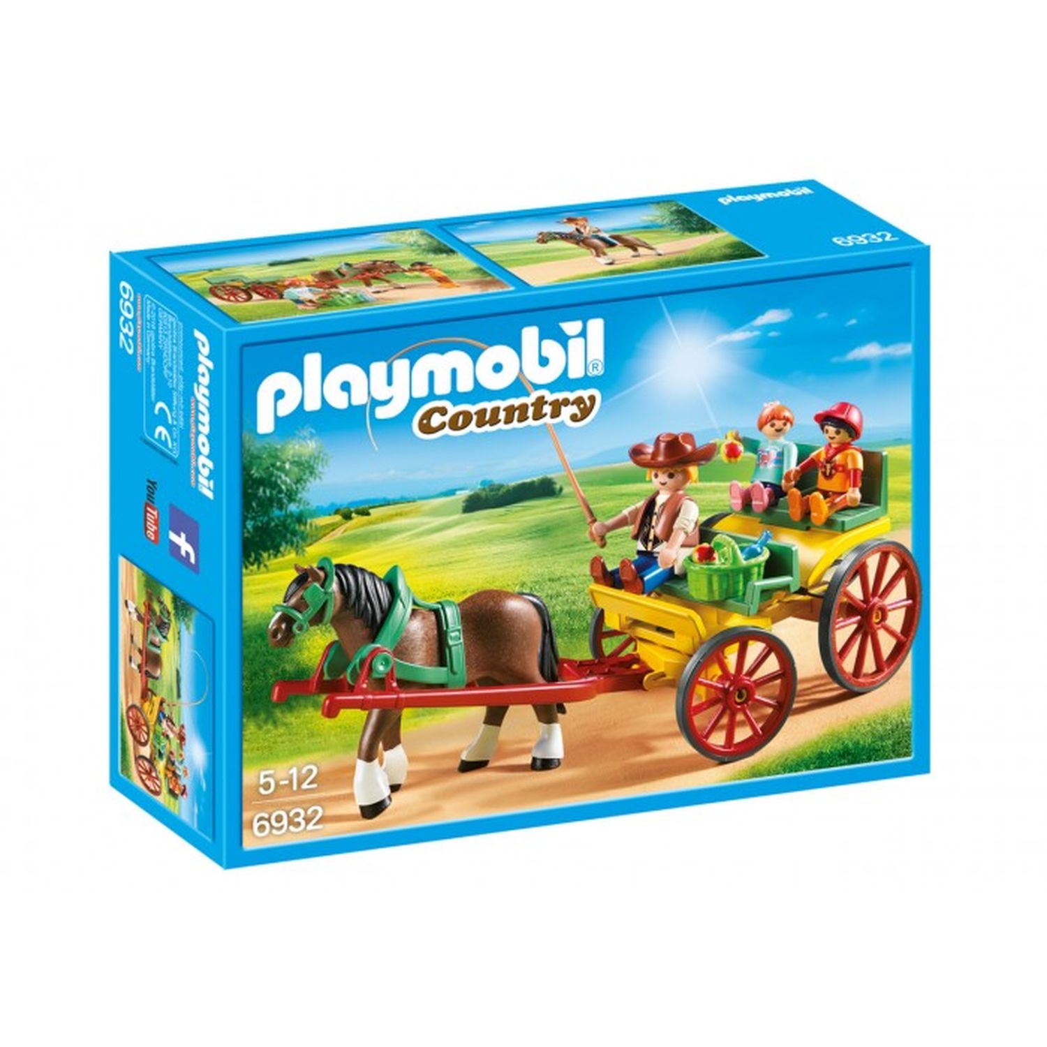 Конструктор Playmobil Гужевая повозка - фото 1