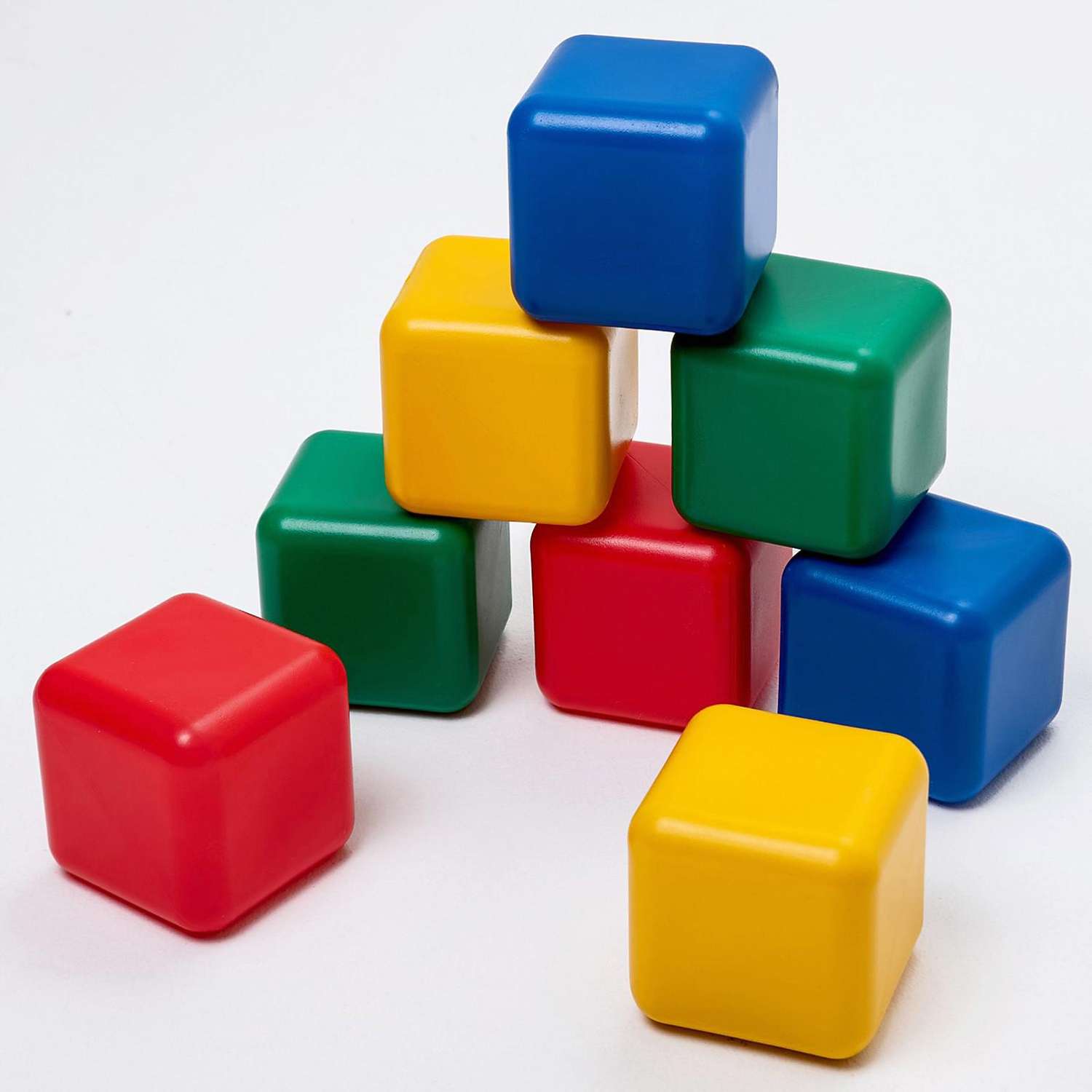 Набор Соломон цветных кубиков 8 штук 12 х 12 см - фото 1
