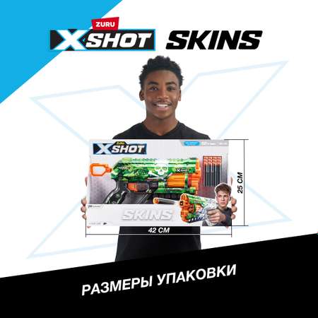 Бластер XSHOT Скинс Грифер Камуфляж 36561H