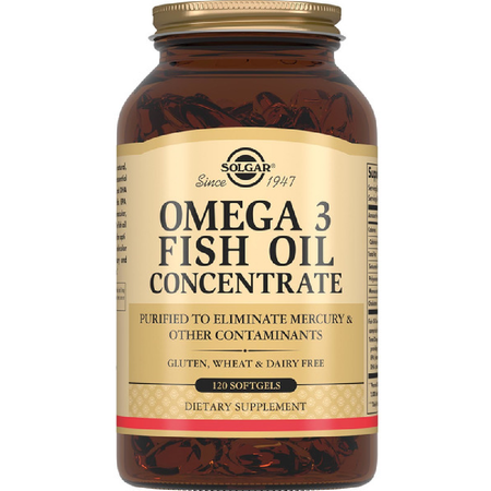 Витамины Solgar Концентрат рыбьего жира Омега-3 капсулы 120 шт