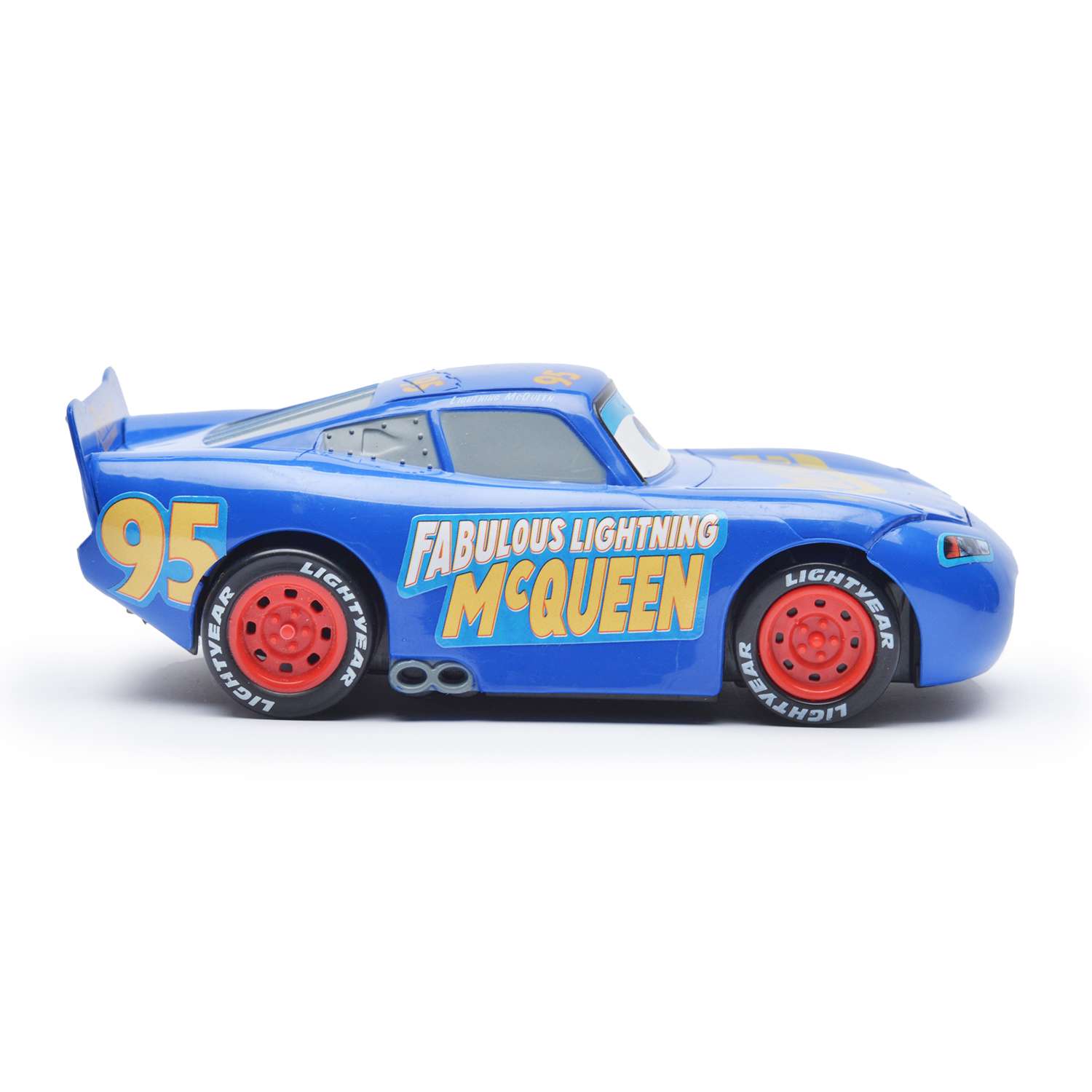 Автомобиль радиоуправляемый Cars Disney Маккуин 13см Синий - фото 5