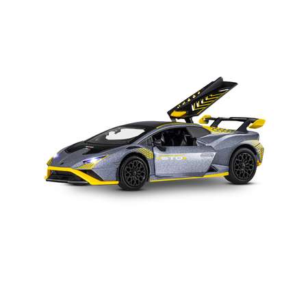 Автомобиль АВТОпанорама Lamborghini 1:32 серебряный