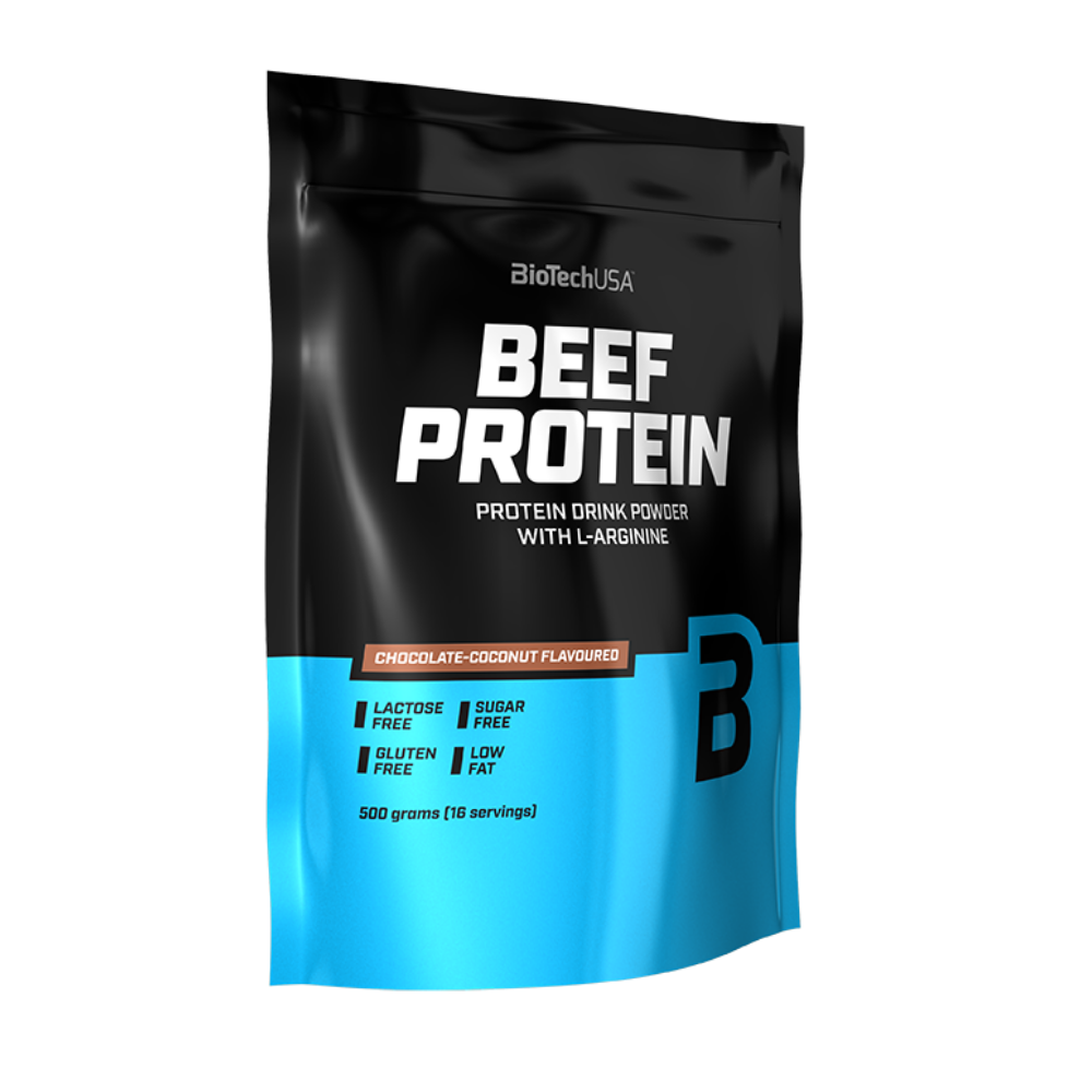 Говяжий протеин BiotechUSA Beef Protein 500 г шоколад-кокос - фото 1