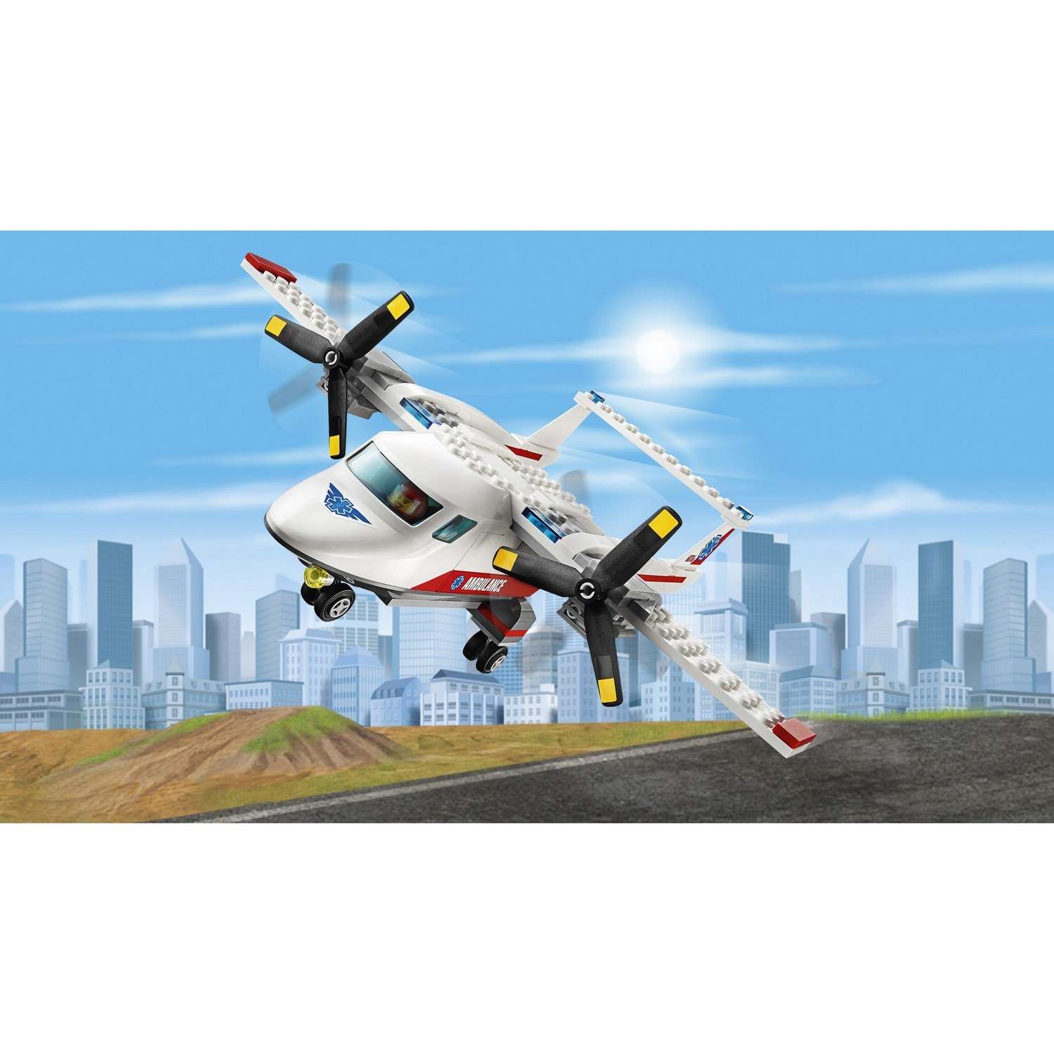 Конструктор LEGO City Great Vehicles Самолет скорой помощи (60116) - фото 10