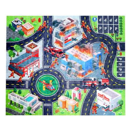 Игровой набор Sima-Land «Город» с ковриком и машинкой