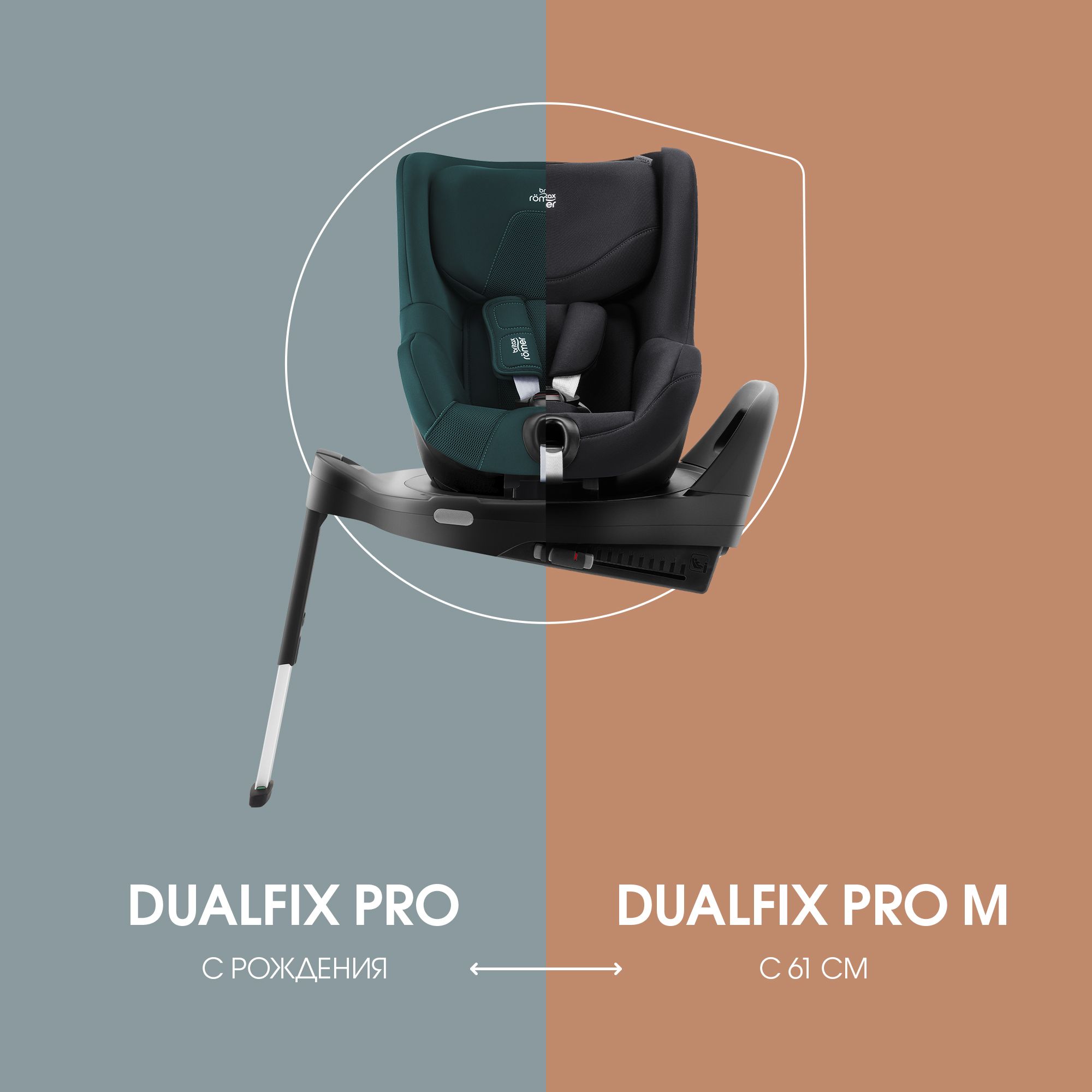 Детское автокресло Britax Roemer Dualfix pro M Classic Deep Black с 3 месяцев до 4 лет ростом 61-105 см до 19 кг - фото 12