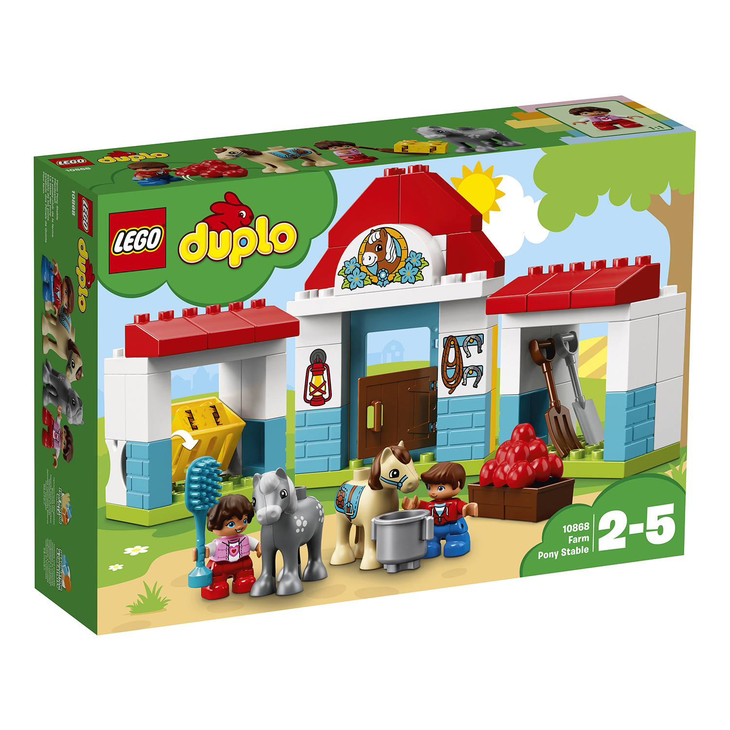 Конструктор LEGO Конюшня на ферме DUPLO Town (10868) купить по цене 999 ₽ в  интернет-магазине Детский мир