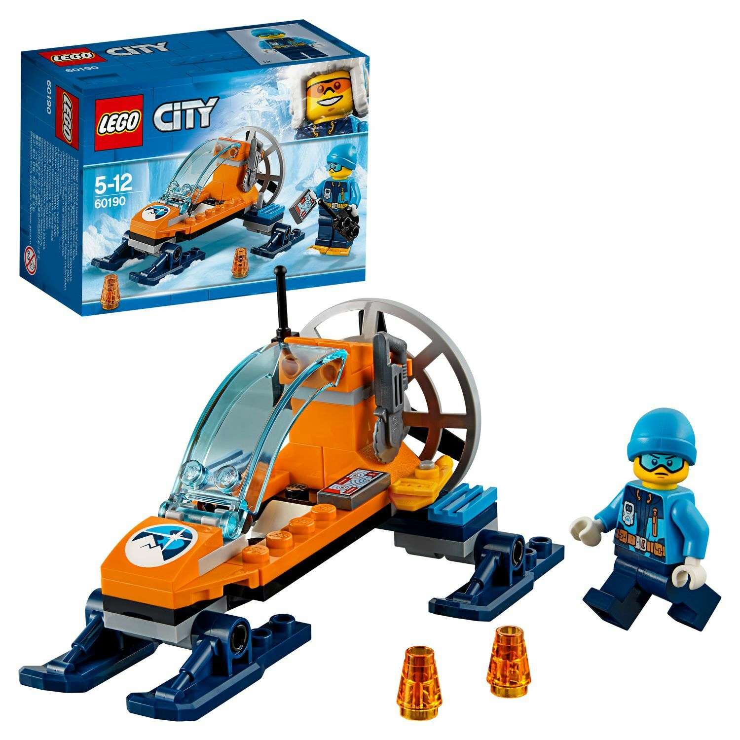 Конструктор LEGO City Arctic Expedition Аэросани 60190 - фото 1