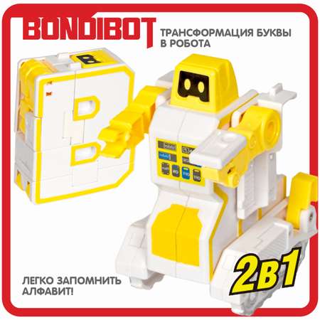 Трансформер-робот BONDIBON BONDIBOT 2 в 1 Эволюция Букв буква В