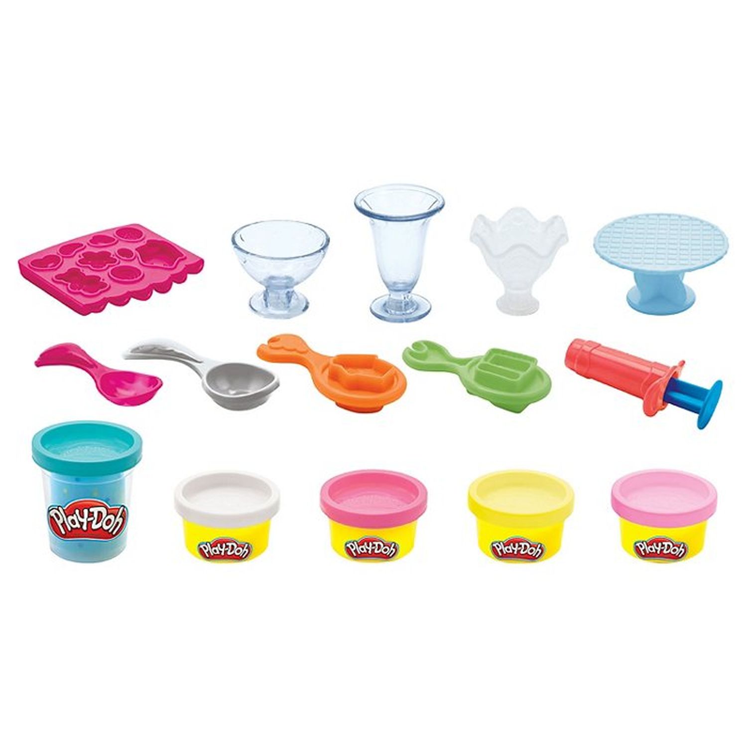 Набор игровой Hasbro Play-Doh Scoops Кухня E7275 - фото 2