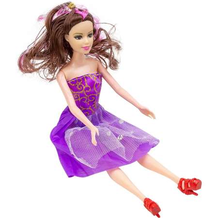 Кукла шарнирная Story Game в праздничном платье 30 см