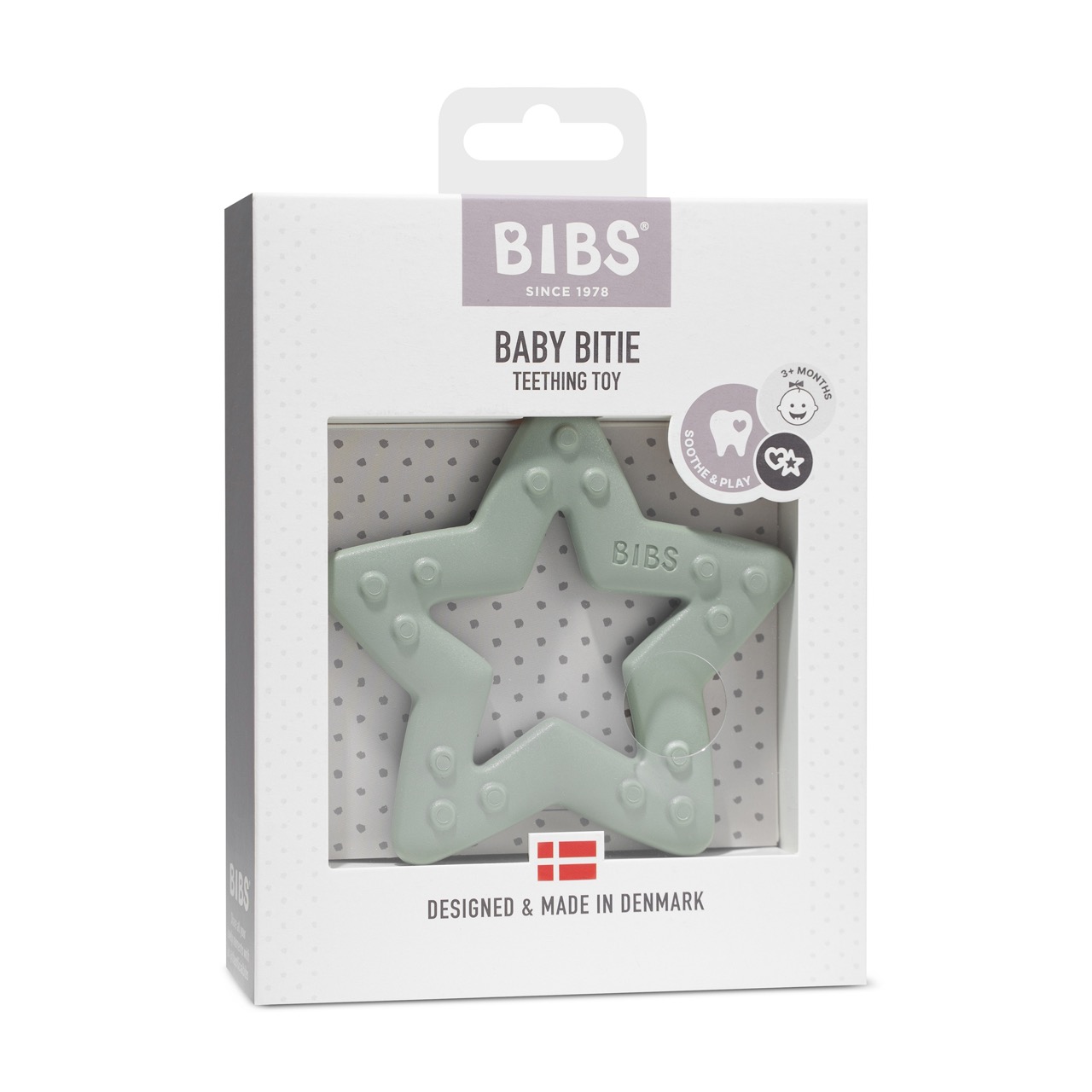 Прорезыватель грызунок BIBS Baby Bitie Star Sage - фото 2