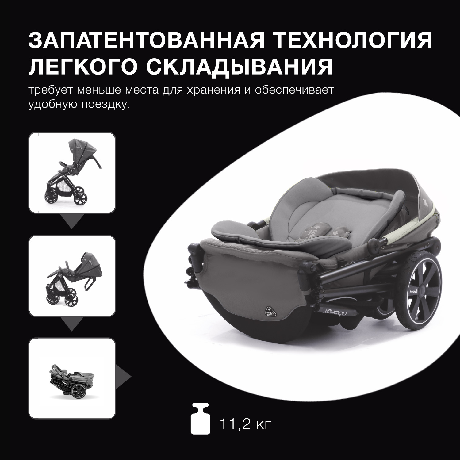 Коляска 2в1 Noordi Polaris Sport 653 - фото 6