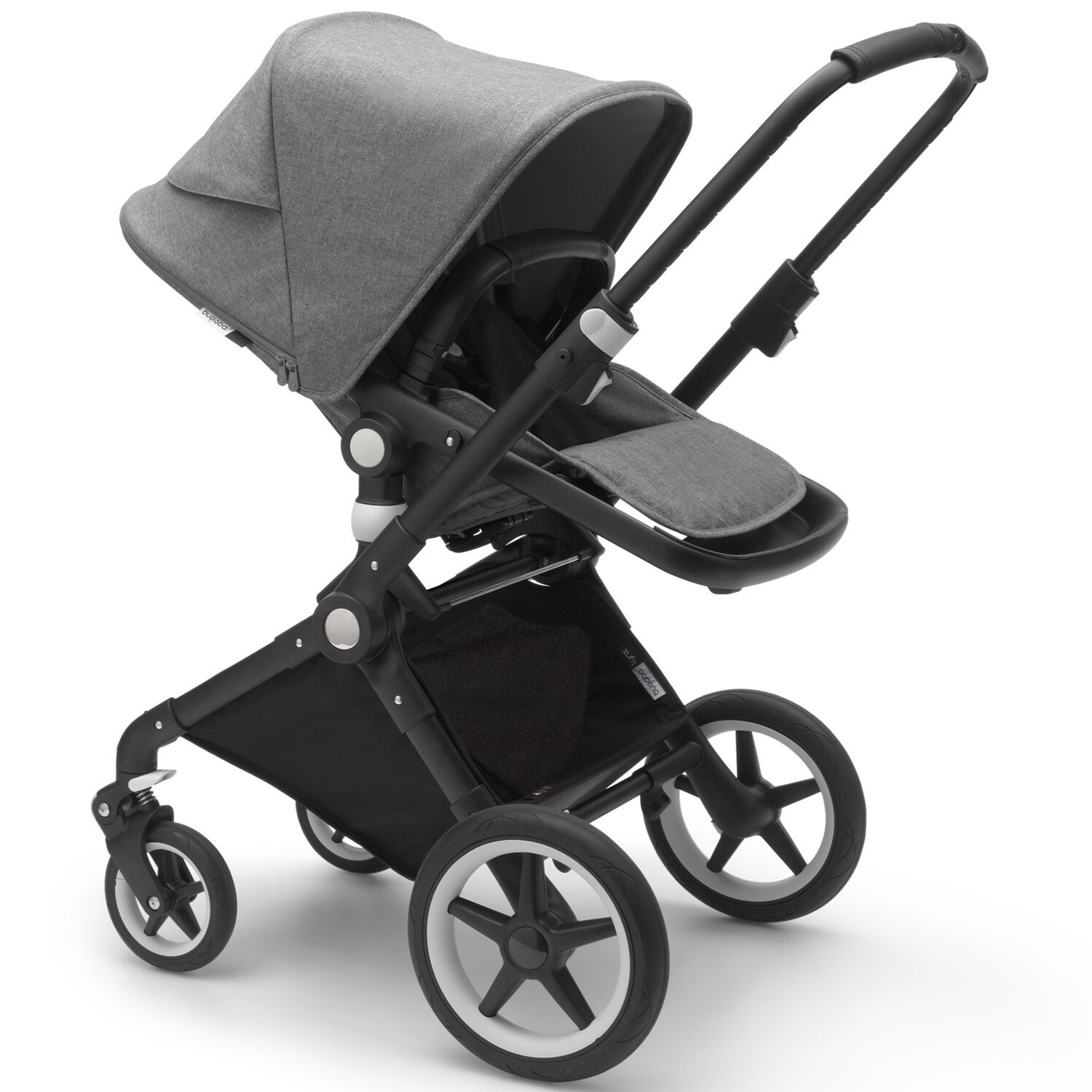 Коляска 2в1 Bugaboo Lynx Complete Black-Grey melange-Grey melange 230343GM01 - фото 13