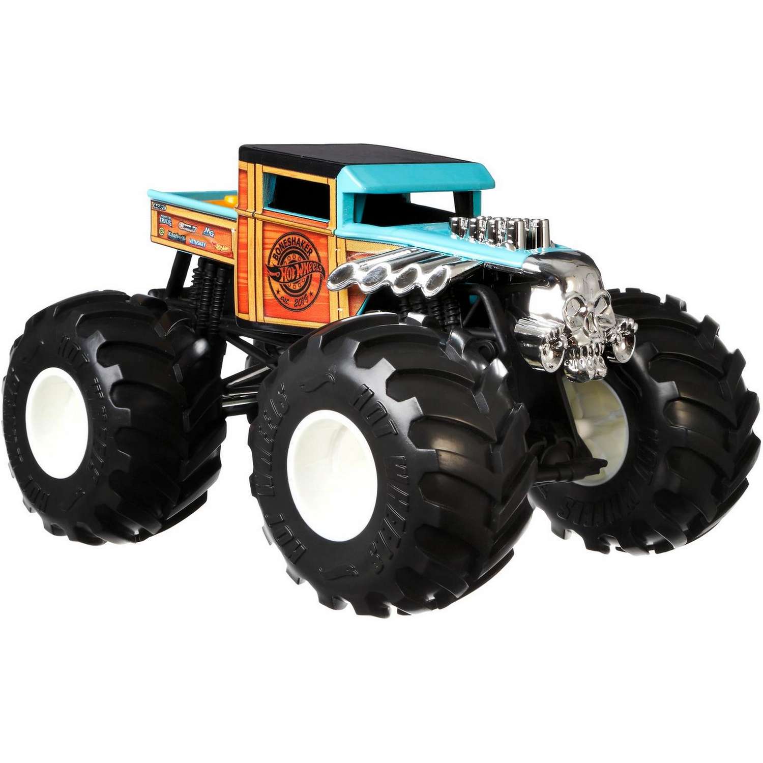 Машинка Hot Wheels Monster Trucks большой Костолом GWL05 FYJ83 - фото 3