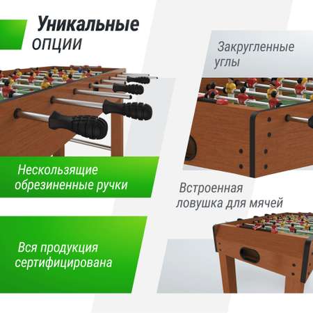 Игровой стол UNIX line Футбол - Кикер (121х61 cм) Wood