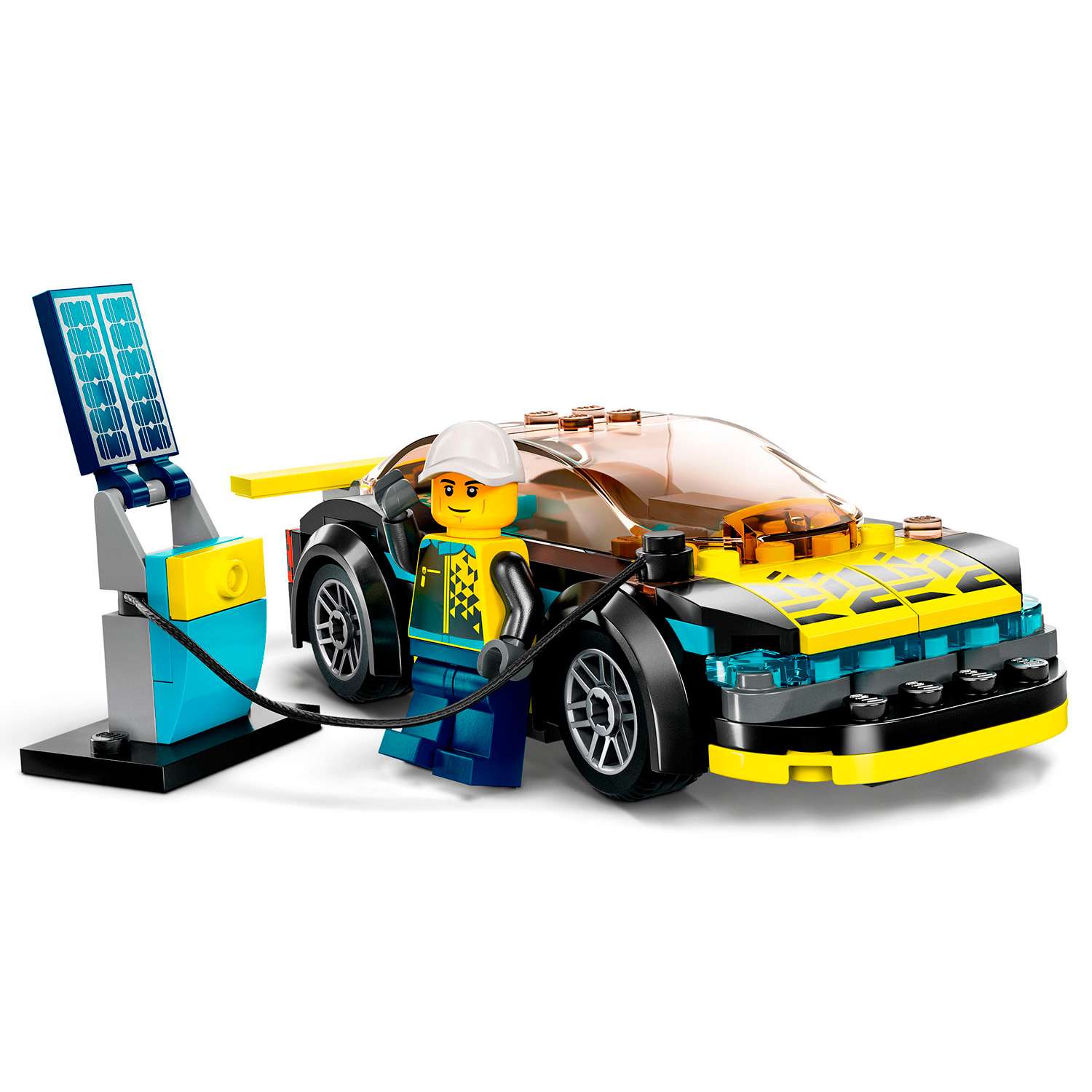 Конструктор детский LEGO City Электрический спорткар 60383 - фото 4