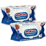 Влажные салфетки MyKiddo Детские с пантенолом 2 упаковки по 96 штук