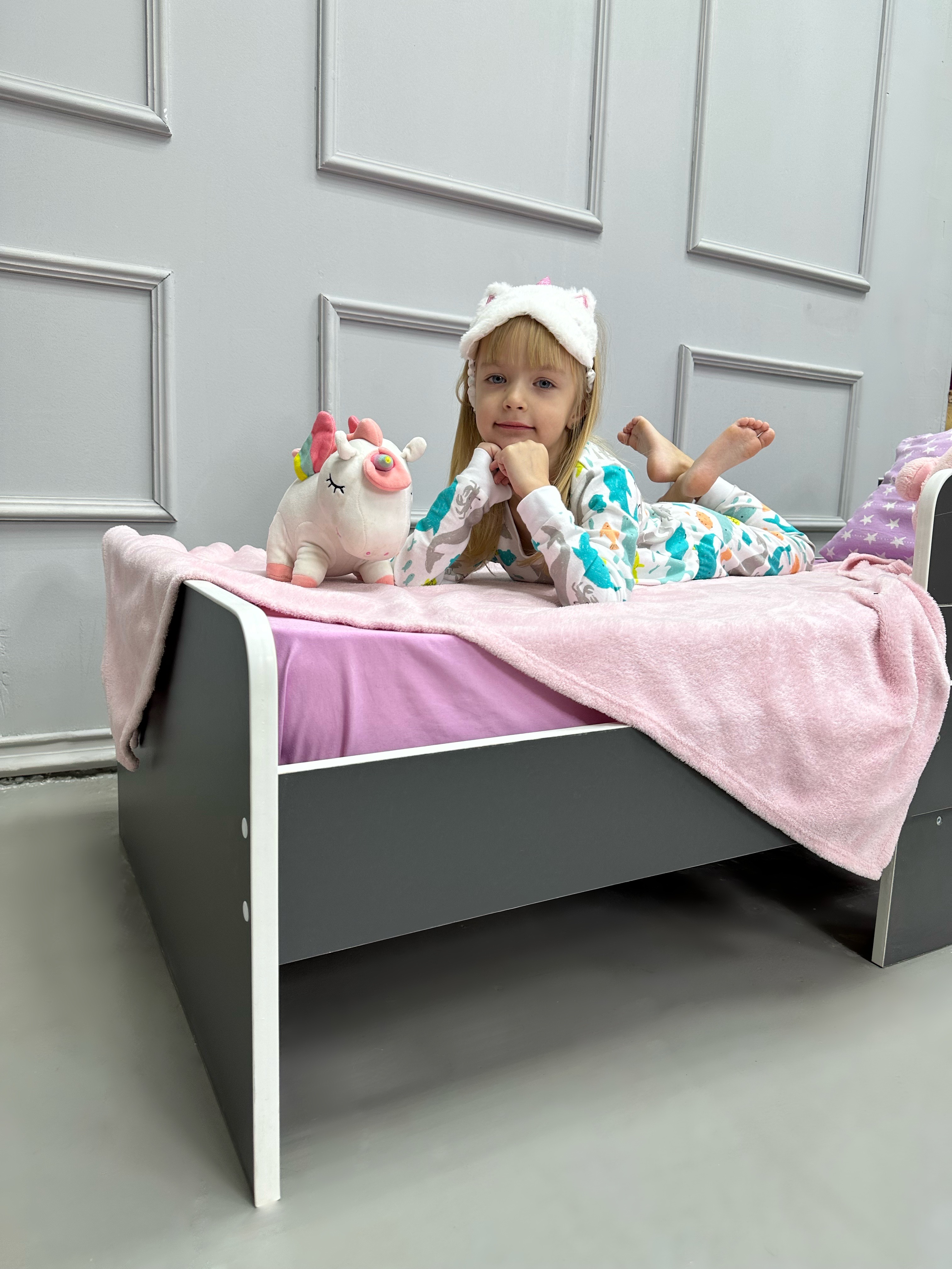 Детская кровать Тренд Мебель Кидди Пепел - фото 2
