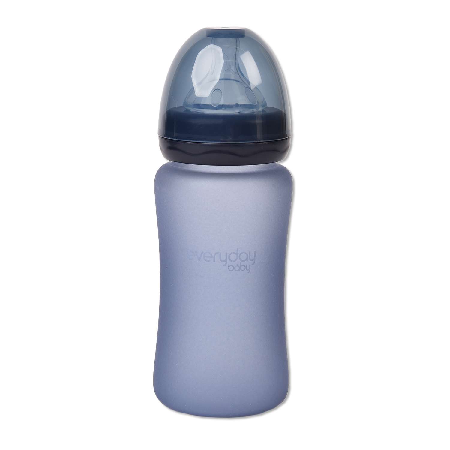 Бутылочка Everyday baby с индикатором температуры 240мл Черничный 10225 - фото 1