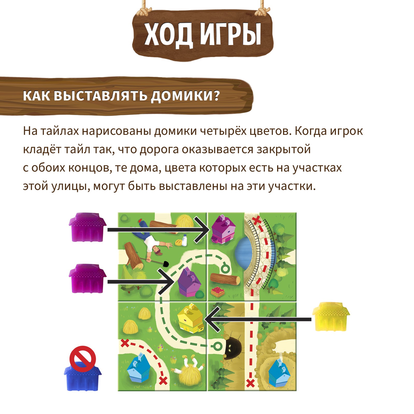 Настольная игра Лас Играс KIDS «Деревня Каркушино» - фото 4