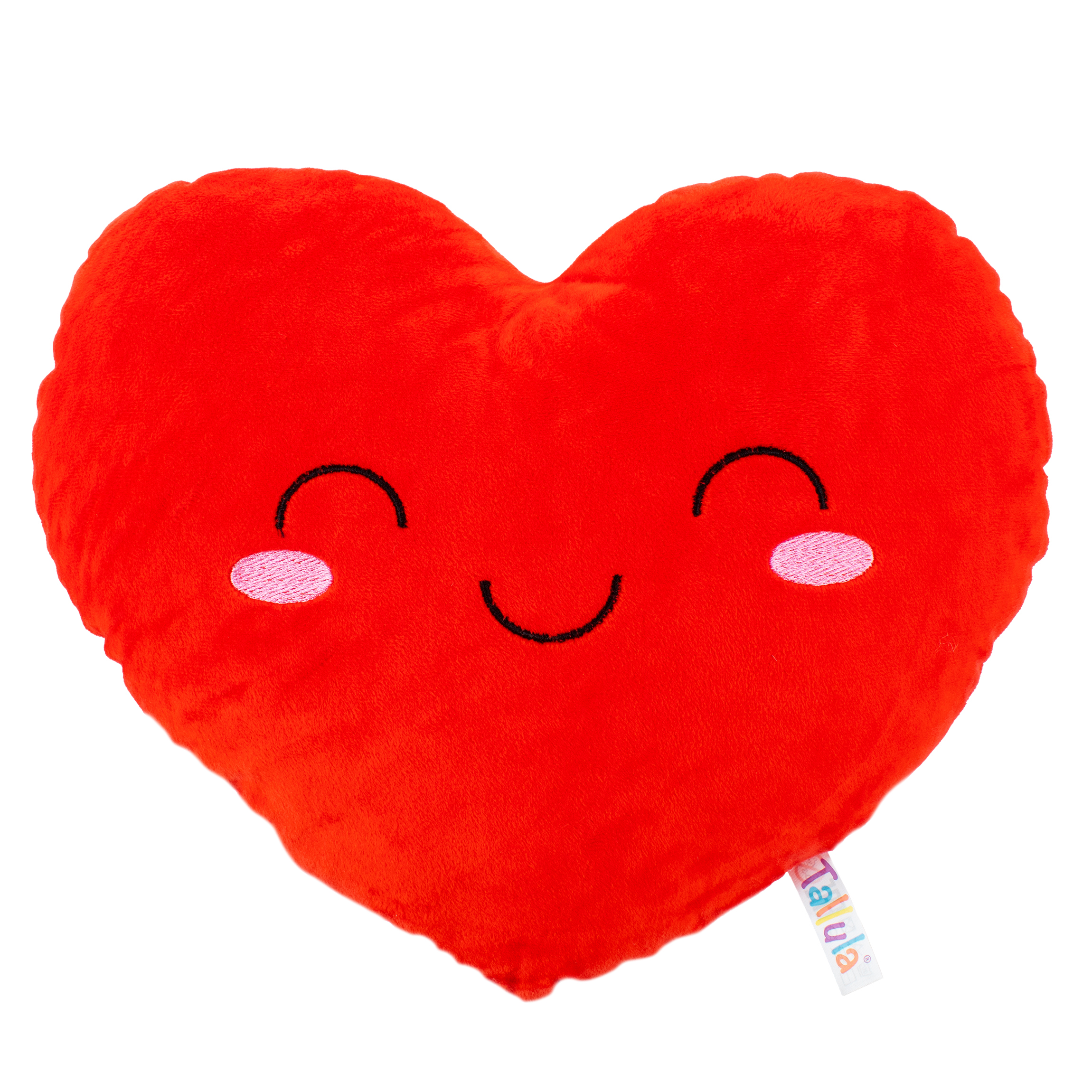 Игрушка мягконабивная Tallula Сердце с улыбкой 30x35 см красное - фото 1