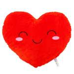 Игрушка мягконабивная Tallula Сердце с улыбкой 30x35 см красное