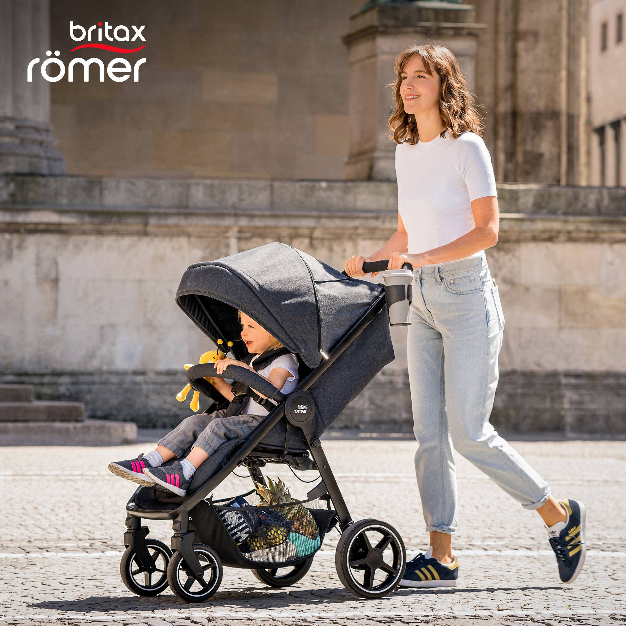 Коляска Britax Roemer B-Agile M Elephant grey - фото 11