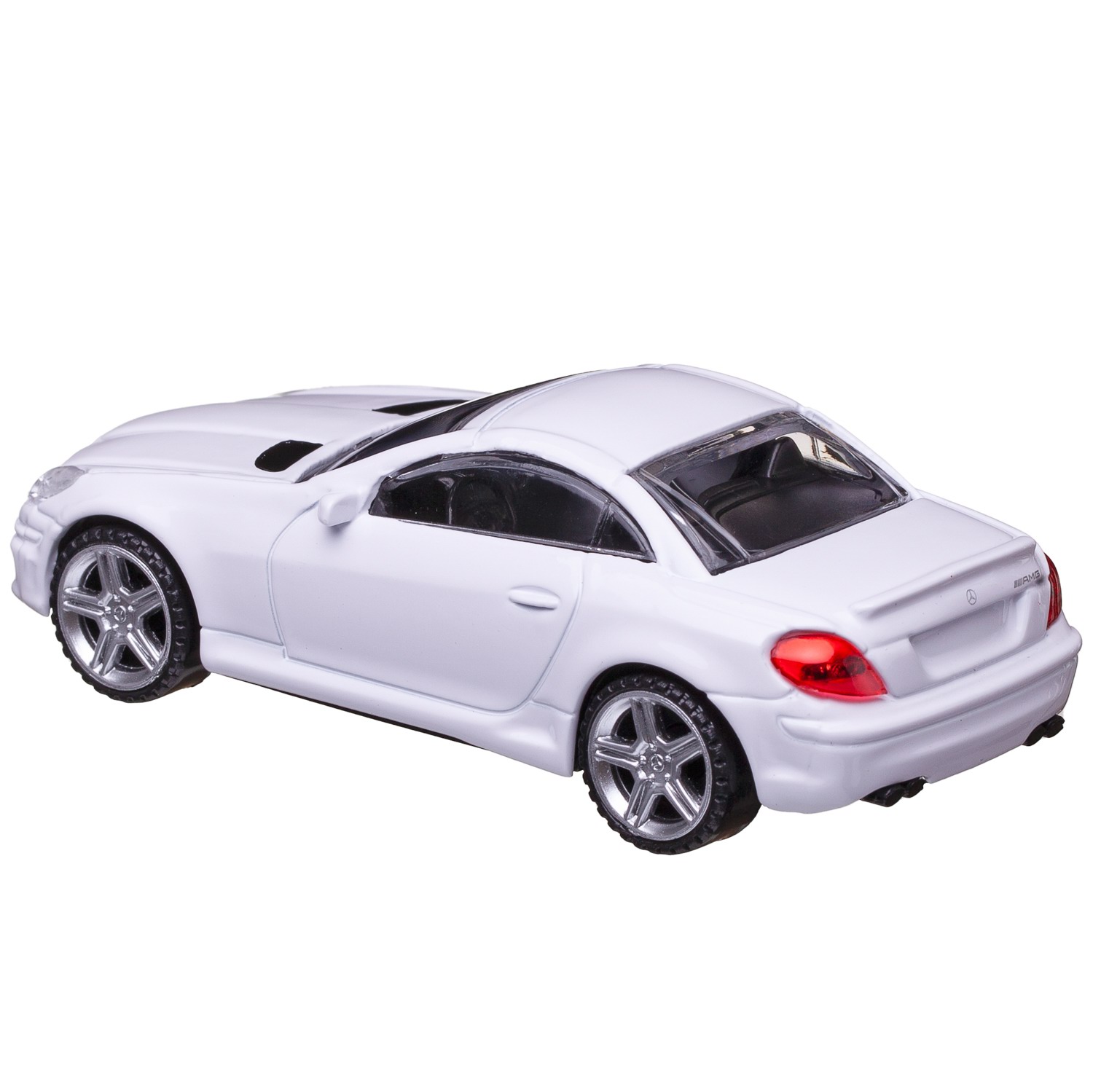 Автомобиль Rastar Mercedes 1:43 без механизмов белый 37200W - фото 5