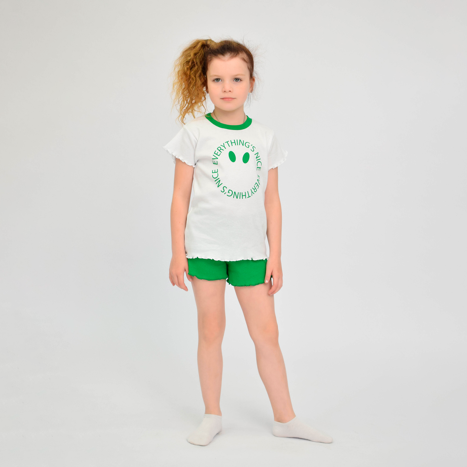 Пижама Счастливая малинка М-1520 изумруд - фото 2