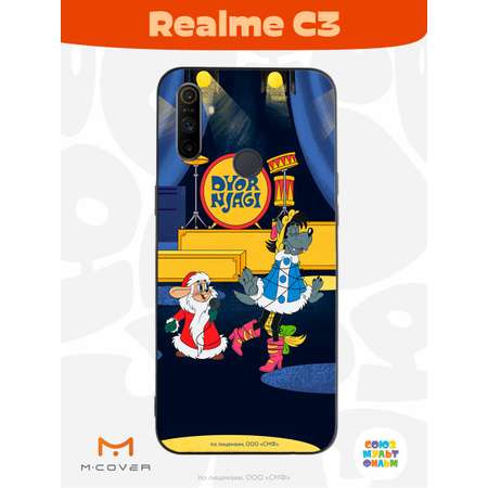 Силиконовый чехол Mcover для смартфона Realme C3 Союзмультфильм Дед мороз выходи