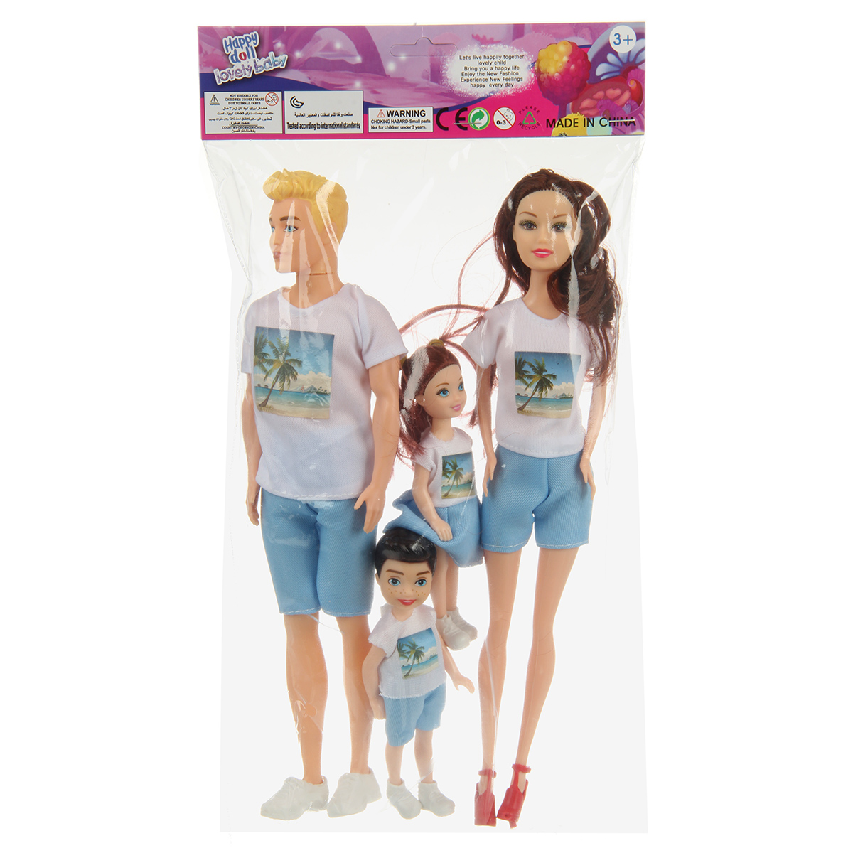 Набор кукол модель Барби Veld Co Счастливая семья 132328 - фото 5