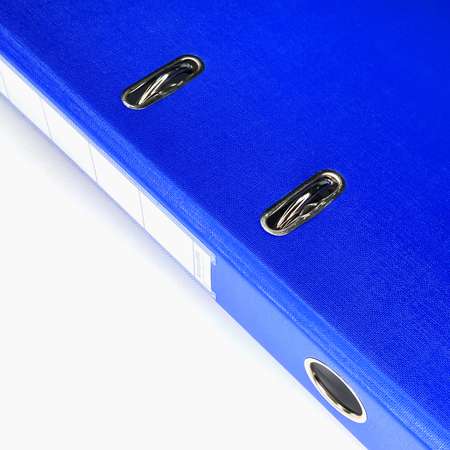 Папка-регистратор Консул ПВХ 50 мм металлический уголок кармашек со сменной этикеткой Цвет корешка синий